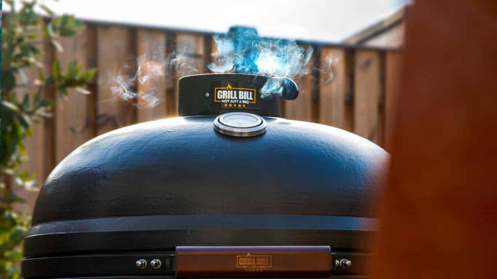 kamado bbq smoke wood